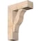 Ekena Millwork Funston Block Smooth Bracket w/ Offset Brace, Douglas Fir, 7 1/2"W x 22"D x 30"H BKT0806X22X30FST05SDF - alternate 1